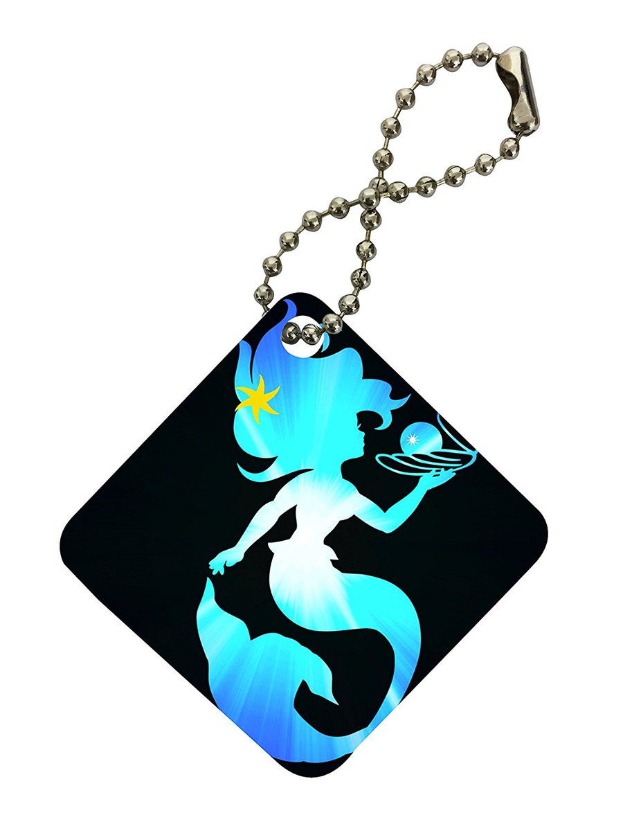 TAdesigns_info's tweet image. The Little Mermaid Holding Pearl Blue Silhouette Design Print Image Pattern Diamond Keychain by Trendy Accessories available at amazon.com/dp/B01HTHQ924 #customizedkeychain #keychain #accessories #Mermaid