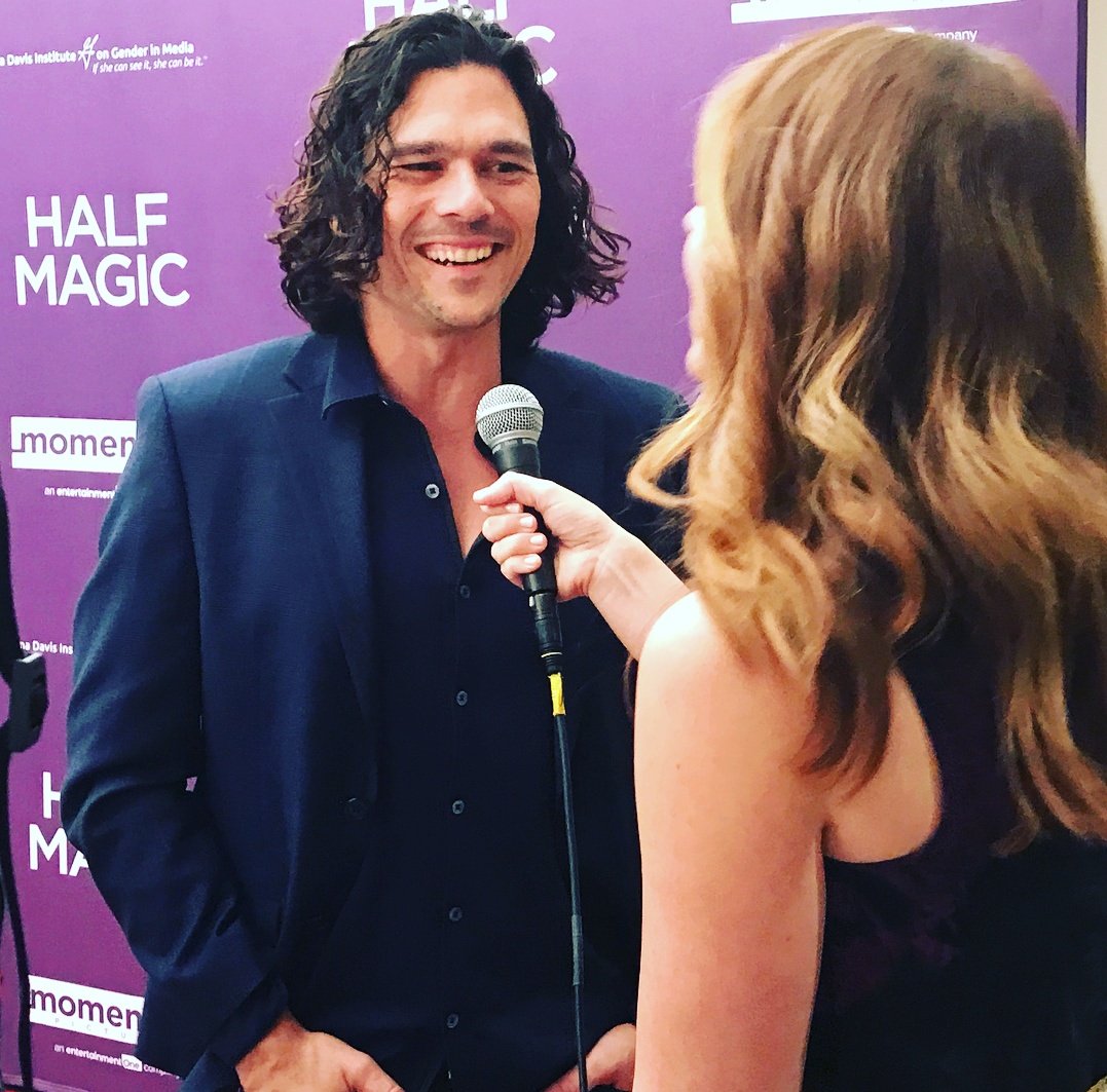 LukeArnoldFans's tweet image. Luke at the Bentonville Film Festival 5 days ago promoting #HalfMagic -  The film was released in theaters and through video on demand on the 23.02. (DVD available on Amazon)