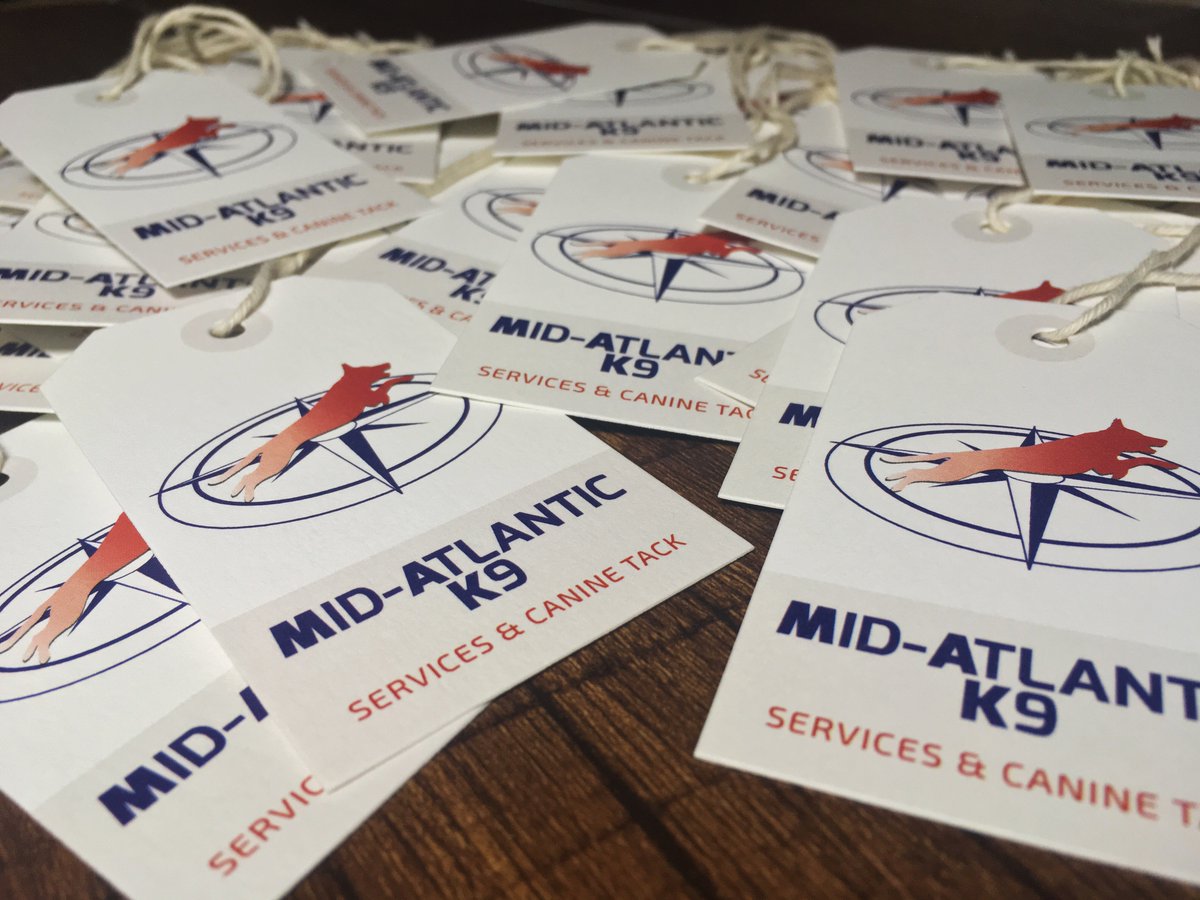 midatlantick9's tweet photo. New merchandise tags 4 #TriDEx March 15-18 at Purina Farms in  St.Louis. Stop by the booth and check out all the cool gear we have!!
______________________
#doggear #dogleash #MAK9 #handmade #trickdog #trickdogexpo #kyrasundance 
#dogtrainer #dogs #etsydogs #etsy https://t.co/jP9ECPQqJ9