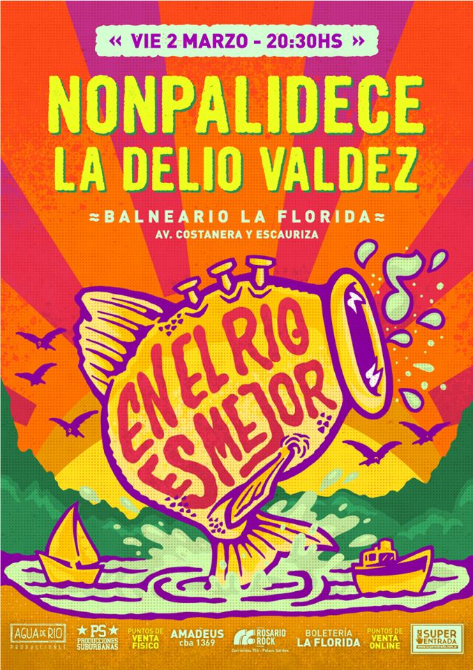 SegmentoRock's tweet photo. 📅2/3 Este viernes @nonpaoficial vuelve a Rosario junto a @LaDelioValdez para tocar junto al río | 📌 Evento: https://t.co/W2n3pre7TG | +Info @prodsuburbanas https://t.co/XBUHCP4thr