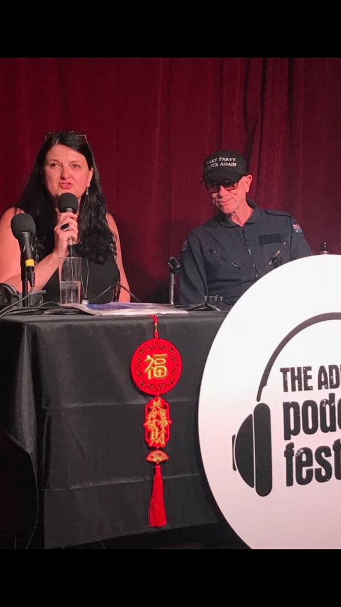 juleshannaford's tweet photo. Awesome first live podfest in Adelaide with Driller as my wonderful guest! Thx to all my friends and family who came to support! It was so much fun! Thanks @AuscastNetwork and @AdlPodFest for organizing a great podcast festival. #ADLpodfest #podcast #podcasting https://t.co/I0CIS6ulfM