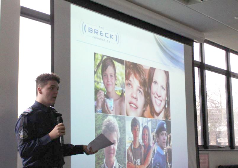 BarkingCollege's tweet photo. As part of #HCW we were visited by @thebreckfound providing information on how to stay #safeonline. Local B&amp;D Police cadets delivered the presentation (including one of our very own Public Service students) https://t.co/qMEvY8aaDo