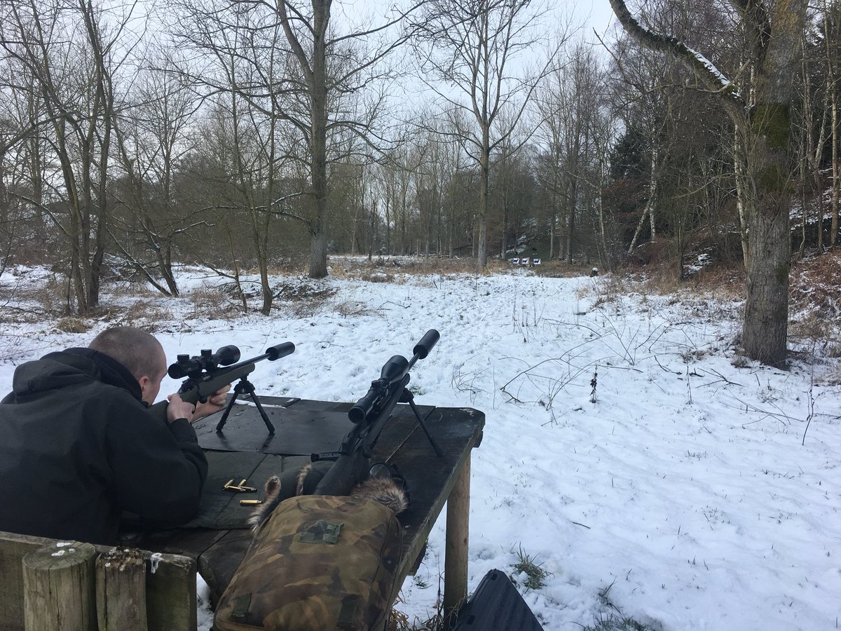 A snow day means a range day for @NewtonRigg #gamekeeping students. Their firearms unit accuracy & safety assessments matching that of DSC1 @Blaser_USA @javelinbipod @ShootingTimes #education #deermanagement #blaser #R8success