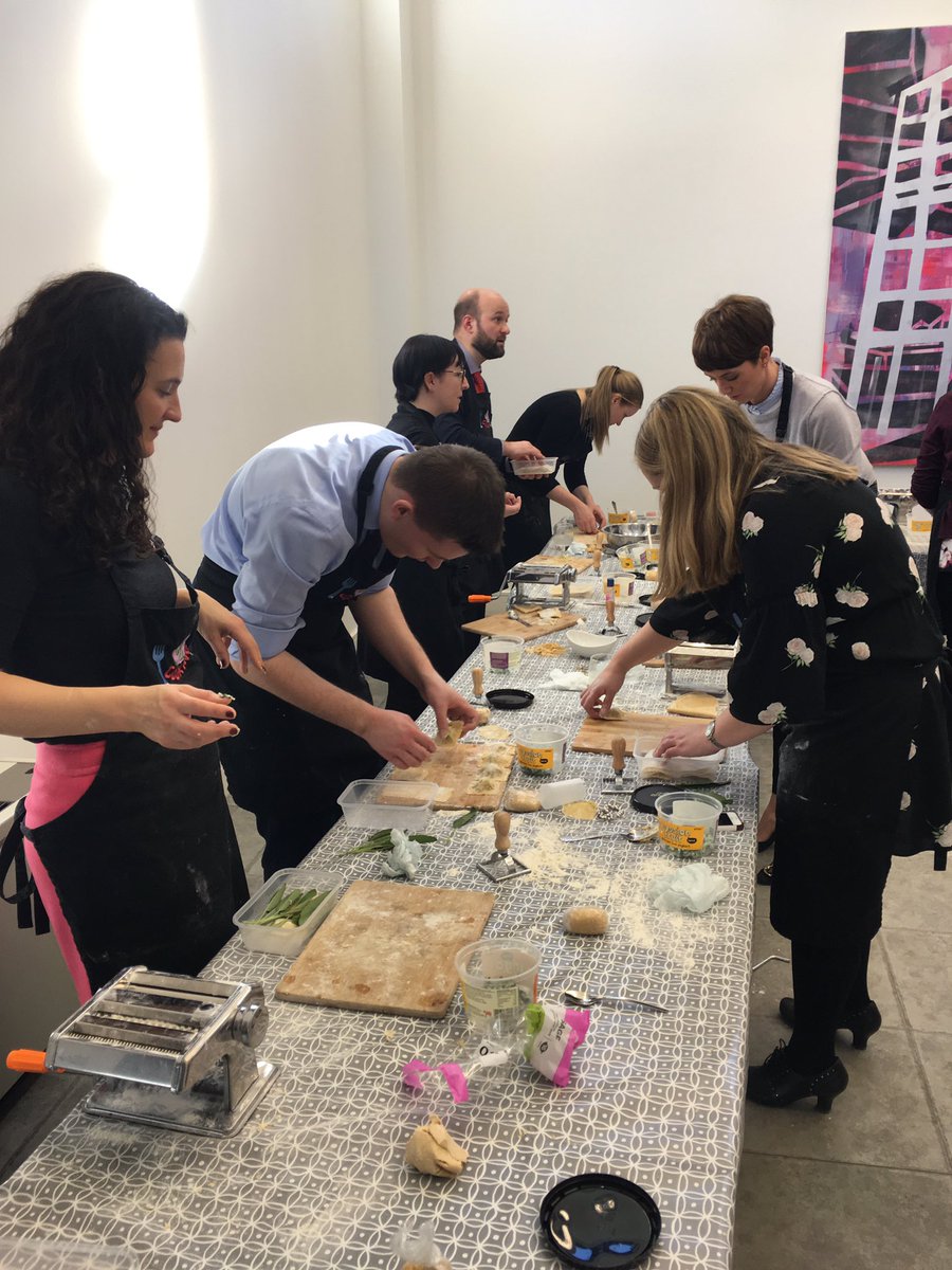wp_leeds's tweet image. Some of the team from the Leeds @WillDisputes_IM getting stuck into the final stages of the ravioli making @irwinmitchell #pastamaking