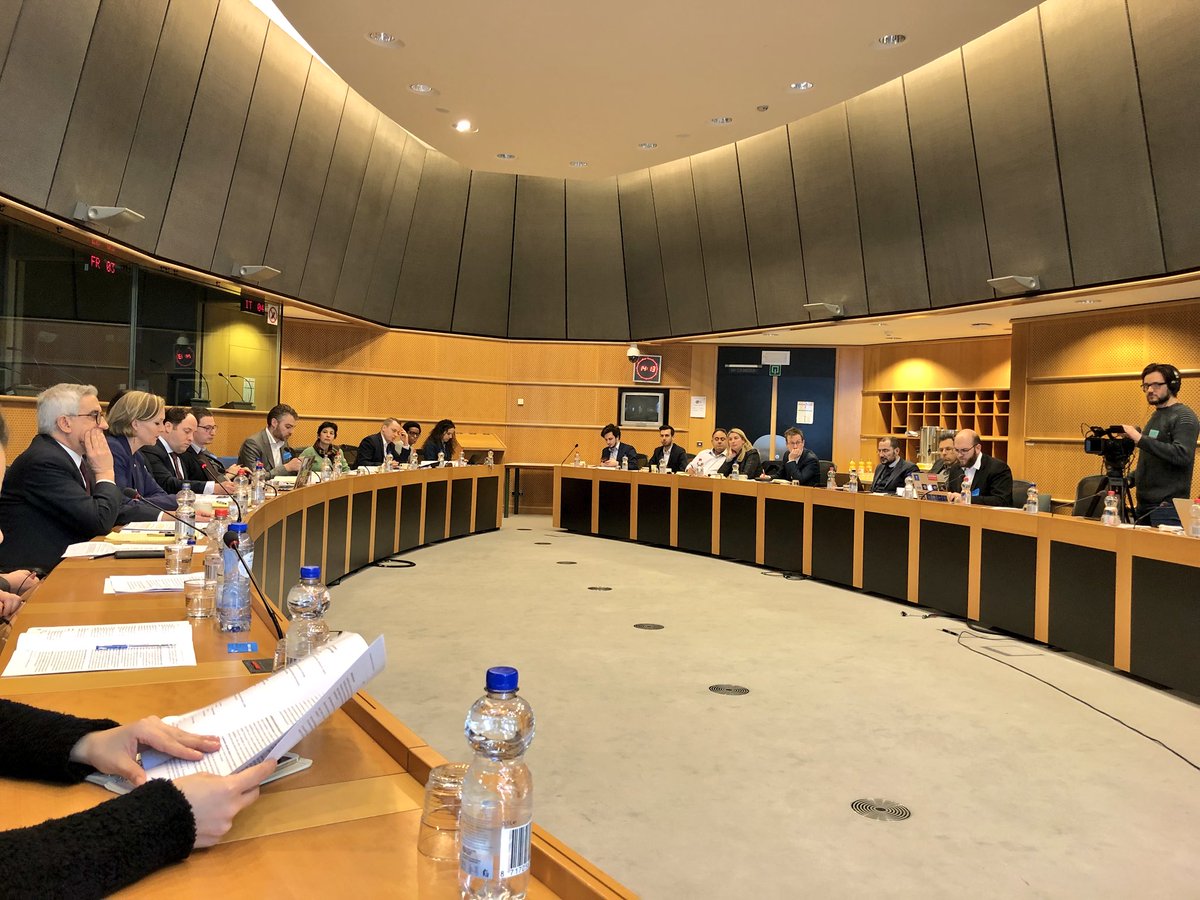 _AZarra's tweet photo. Policy Recommendations by #CEPStaskforce chaired by @MarietjeSchaake presented today at the @Europarl_EN. https://t.co/OwJUnVDf7j