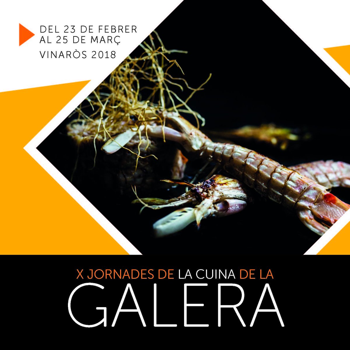 turcastellon's tweet photo. Vinaròs: Jornades de la Cuina de la Galera. Hasta el 25/03 8 restaurantes ofrecen menús especiales inspirados en la galera. El 10/03 visita guiada a un campo de naranjas en el Paraje Natural de la Serra del Puig con degustación de galeras y vermú.
Info en: https://t.co/xjsP97spvR https://t.co/0GSlNeFYly