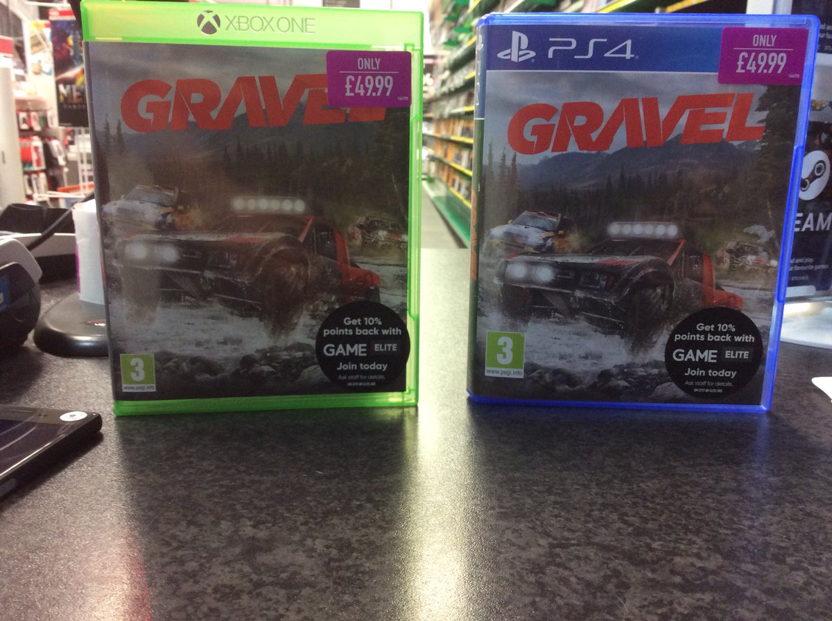 GAMEDarlington's tweet photo. #GravelVideogame is out today!! Want arcade style racing gameplay? This new racing game offers you an huge off road playground that you can perform some amazing stunts in! Also includes 4 different ways to race including cross country,wild rush,speed cross &amp; stadium circuits!! https://t.co/p0IX17ujMW