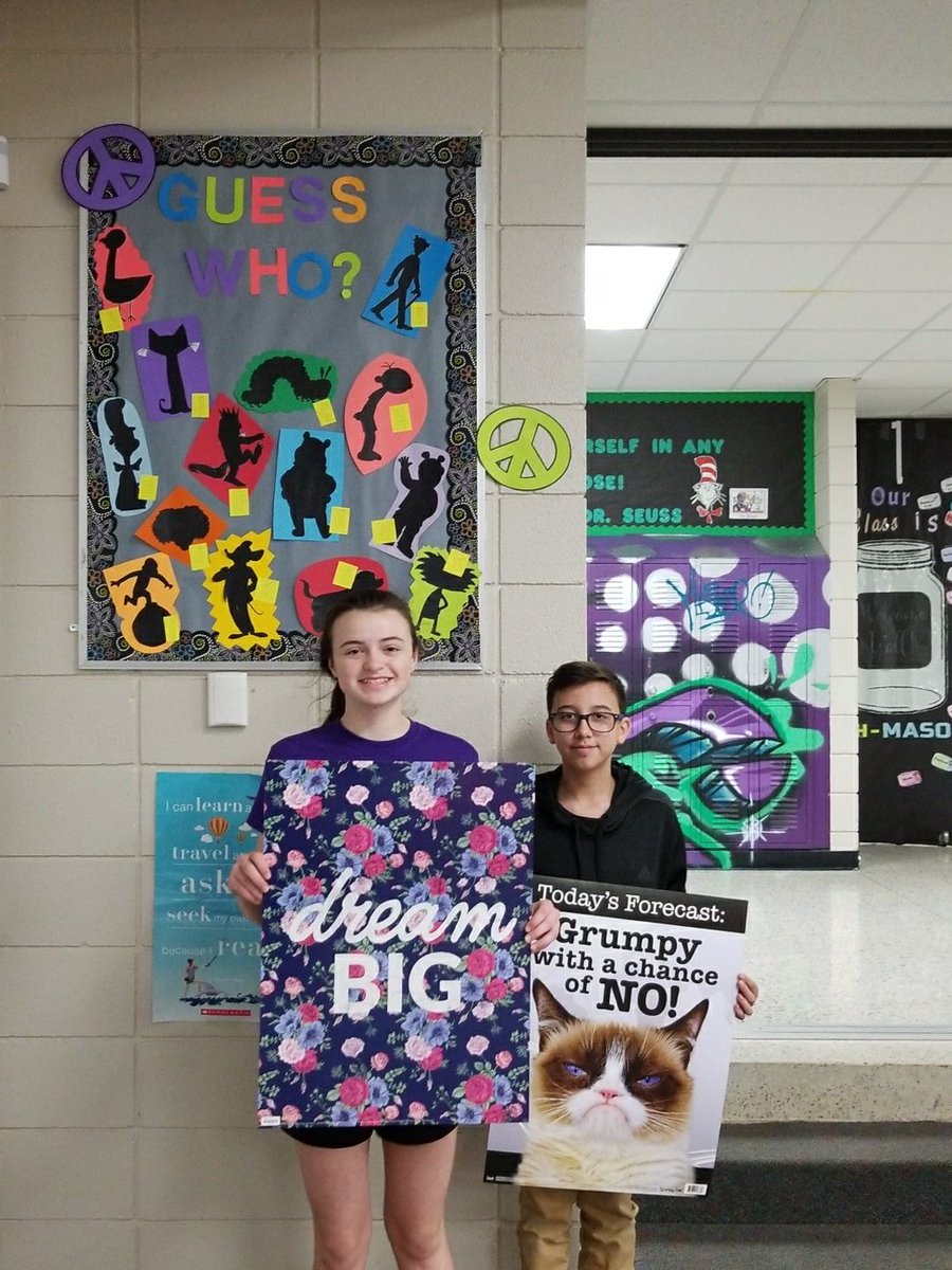 LibraryLlms's tweet photo. Congratulations to our 6th and 8th grade winners of the Guess Who challenge!! #LLMSLynx https://t.co/Llgh2n4Oqd