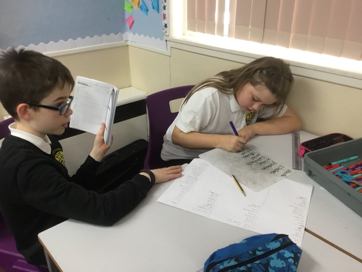 Portyschool's tweet photo. P7 are learning to spell words that contain a soft c #active literacy #spelling #softc https://t.co/dZXYDRRcsi