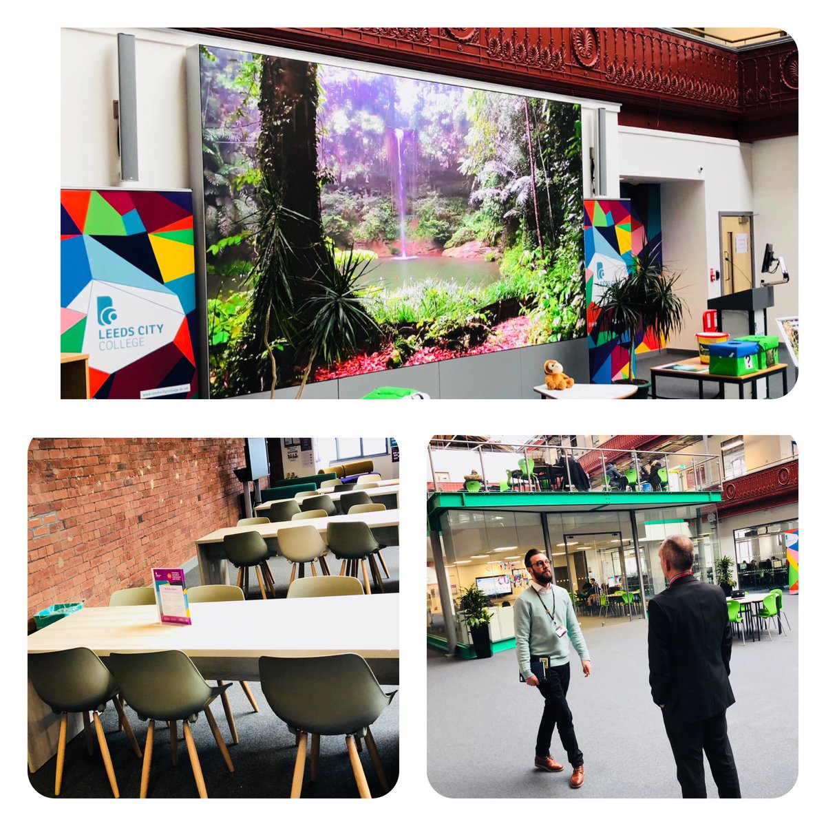 jonnywathen's tweet image. Thanks to @hope_steven @leedscitycoll for hosting @WellspringAT colleagues #learningspacedesign #TEL @MattSeed