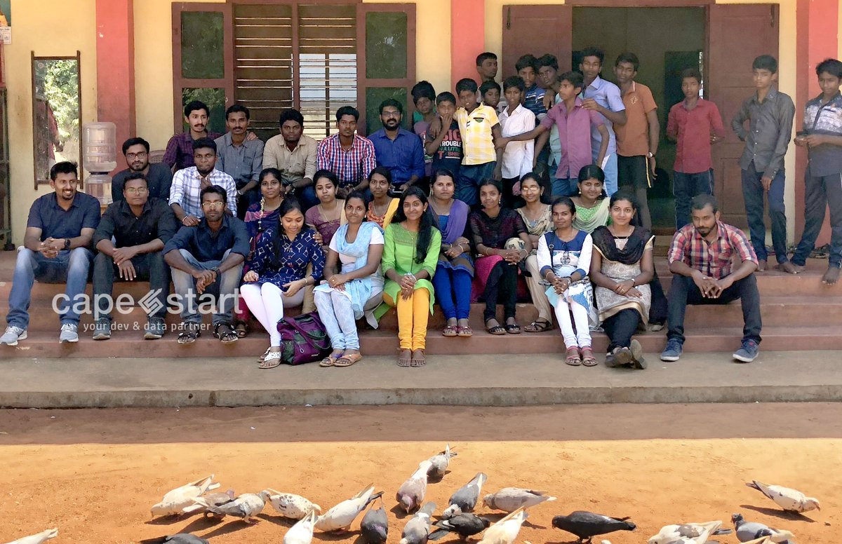 capestart's tweet image. Here we shared the best moments of &quot;Education Awareness Program&quot; held at #Concordia_High_School #CSRCommittee #CapeStart