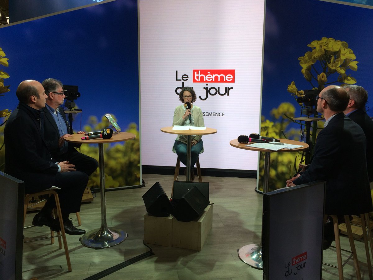 Et c’est parti pour la table ronde animée par notre journaliste Marion Coisne sur la séparation du conseil et de la vente au #Sia2018. <a href="/agritof60/">Christophe Grison</a> @PISSIER_SA <a href="/jmseronie/">JEAN-MARIE SERONIE</a> <a href="/NegoceAgricole/">Le Négoce Agricole</a> <a href="/lacoopagricole/">La Coopération Agricole</a>
