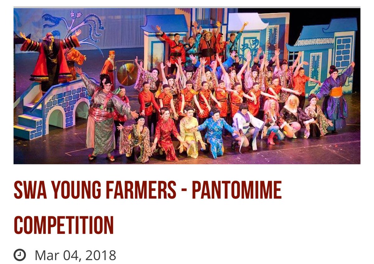 SouthWestAreaYF's tweet photo. SWA Pantomime Final this Sunday at @Theplayhousewsm • £11 per ticket • Book Tickets direct by calling 01934 645544 or https://t.co/dzidNlNwyS #yfcswa @molevalley https://t.co/4cUfBwFMuM