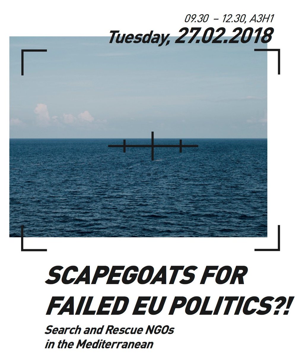 JRSEurope's tweet photo. NGOs and civil society actors should not be criminalised for saving people and doing what governments should actually be doing - Conference “Scapegoats for failed #EU politics: Search and rescue NGOs in the Mediterranean” at the @Europarl_EN. #WelcomeRefugees https://t.co/XQZbAGOCjK