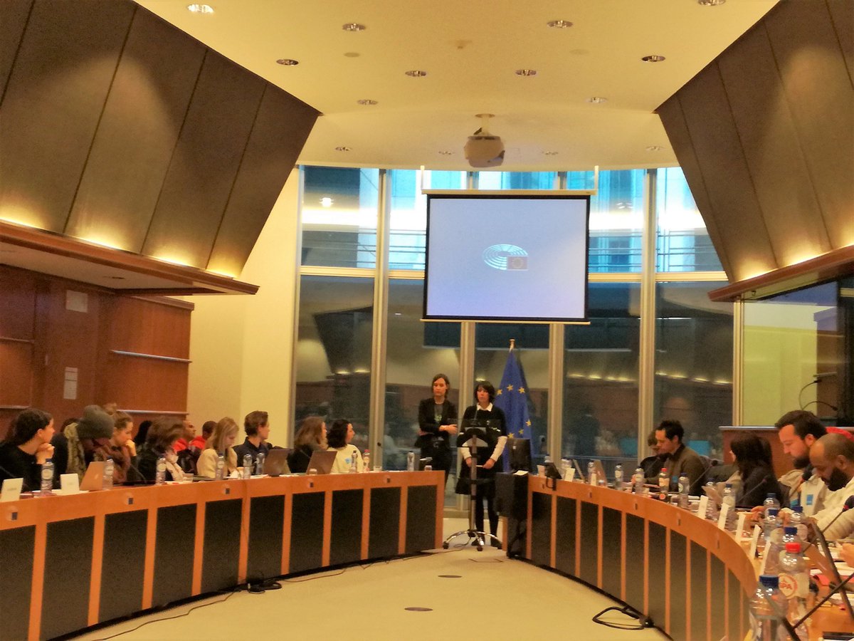 JRSEurope's tweet photo. NGOs and civil society actors should not be criminalised for saving people and doing what governments should actually be doing - Conference “Scapegoats for failed #EU politics: Search and rescue NGOs in the Mediterranean” at the @Europarl_EN. #WelcomeRefugees https://t.co/XQZbAGOCjK