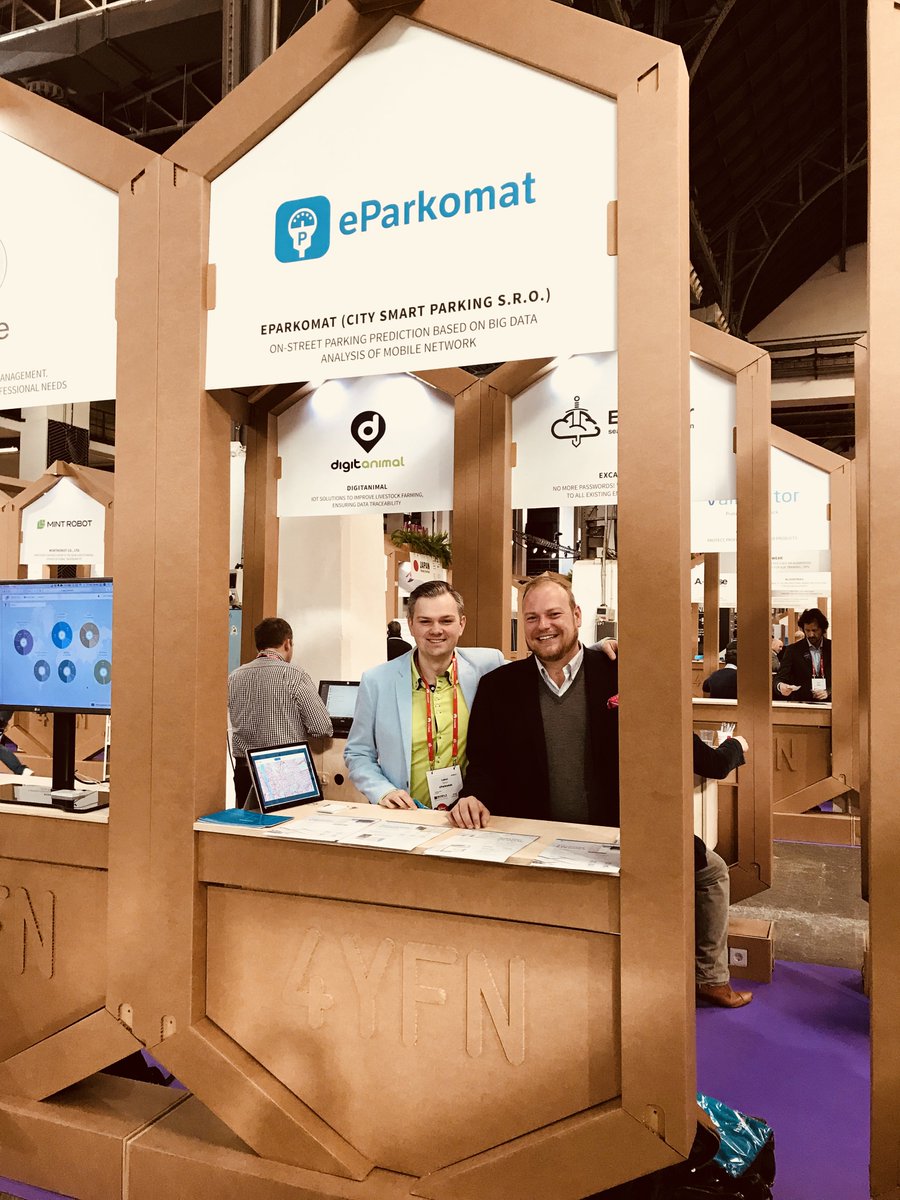 Come visit the only Czech startup eParkomat at @4YFN18 &amp; <a href="/MWC18/">M'w'C</a> stand L3.7! We predict predict real-time parking situation, learn more :-)  <a href="/hubraum/">hubraum, tech incubator of Deutsche Telekom</a> <a href="/TMobile_CZE/">T-Mobile CZ</a>