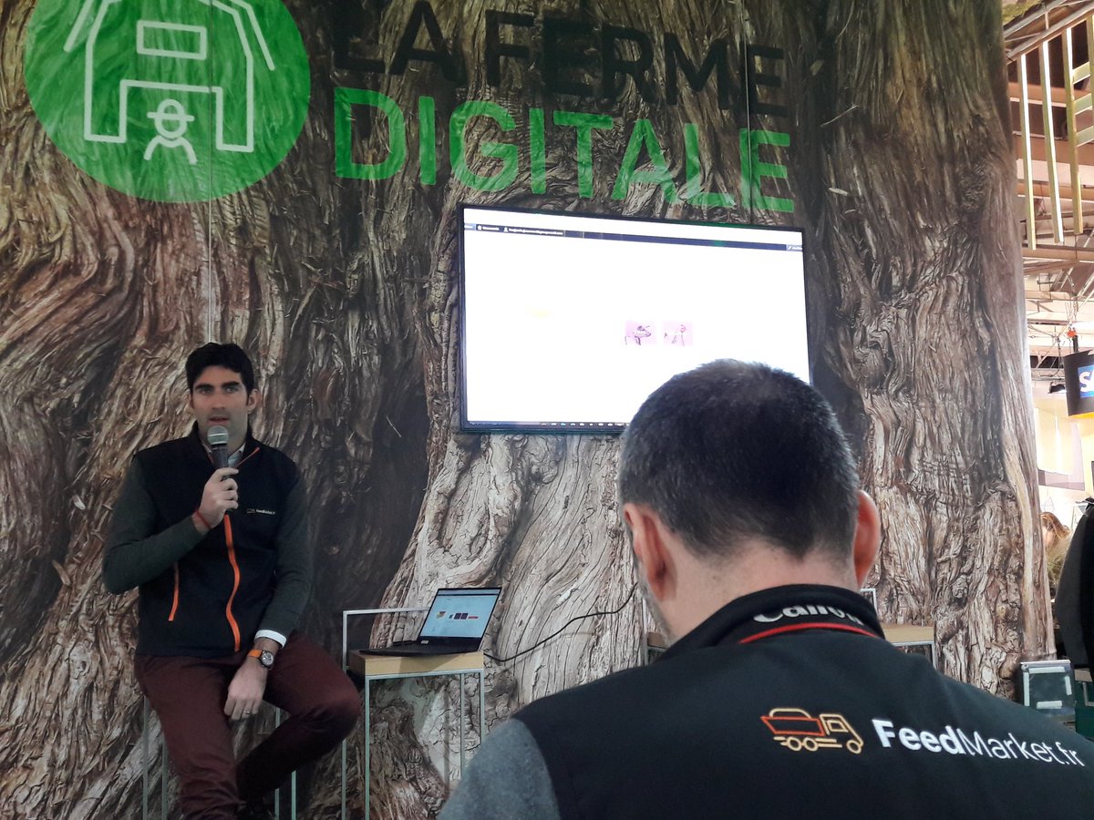AnneBrissac's tweet photo. Découvrir @FeedMarketFR avec @JasserandBenja1 au @Salondelagri en direct de la #fermedigitale @Avril https://t.co/33OUJTbAkH