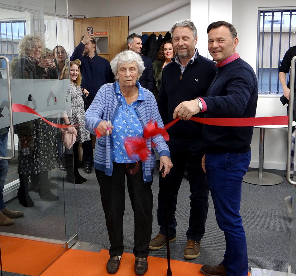 dbsharpsons's tweet image. The 40th anniversary celebrations for DB Sharp and Sons continued on Friday. Our founders wife, and the boys mum, June Sharp was invited to officially open the company&apos;s new headquarters Sharp House. dbsharpandsons.co.uk/40th-anniversa…