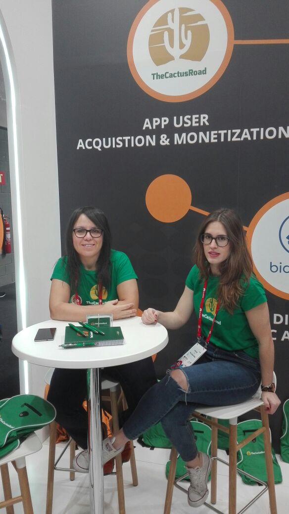TheCactusRoad's tweet photo. Let´s meet The Cactus Road girls at hall 8.1, booth H10. If you want to talk about #appsmonetization and #useracquisition you won´t find anybody better at #MWC18. #CPI #monetization https://t.co/4l07J6bsOJ