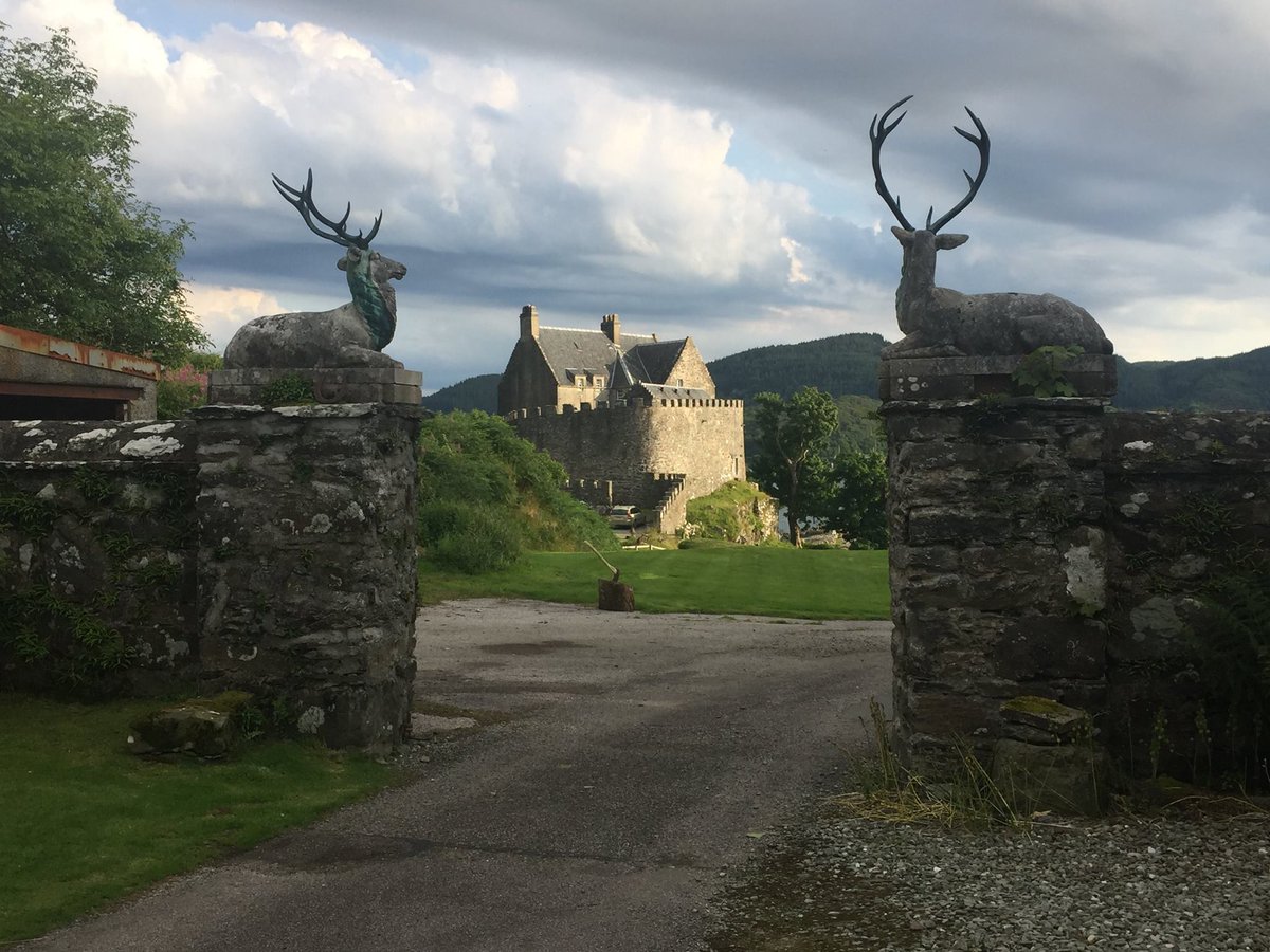 duntrunecastle's tweet photo. The stags and the #castle . Visit the website: https://t.co/f9CG15azmr  
Photo: @saraqualter #scotland #argyll #holiday #selfcatering #clan #clanmalcolm #clanmaccallum
#scottishhistory @VisitScotland @ExploreArgyll @ArgyllandIsles @VisitScotNews https://t.co/VX976XEVSs
