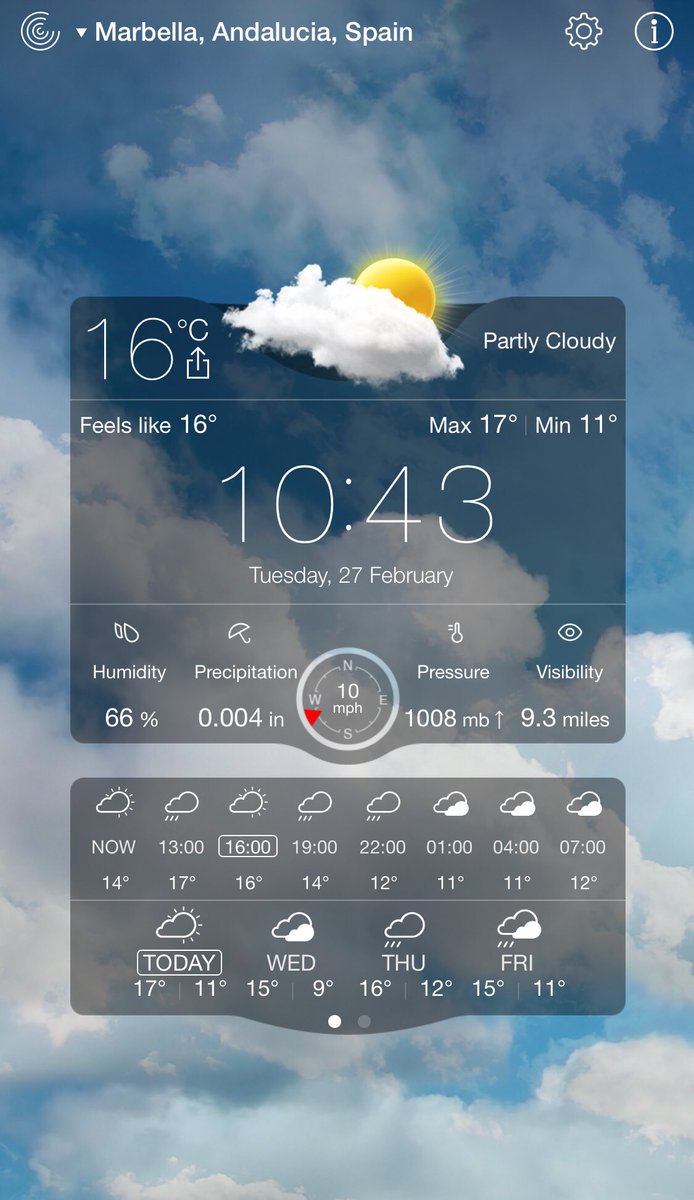 Today’s weather in Marbella😉

Not great but no snow😂👍💪

#marbella #weather #spain #costadelsol #puertobanus #wintersun #lovebanus