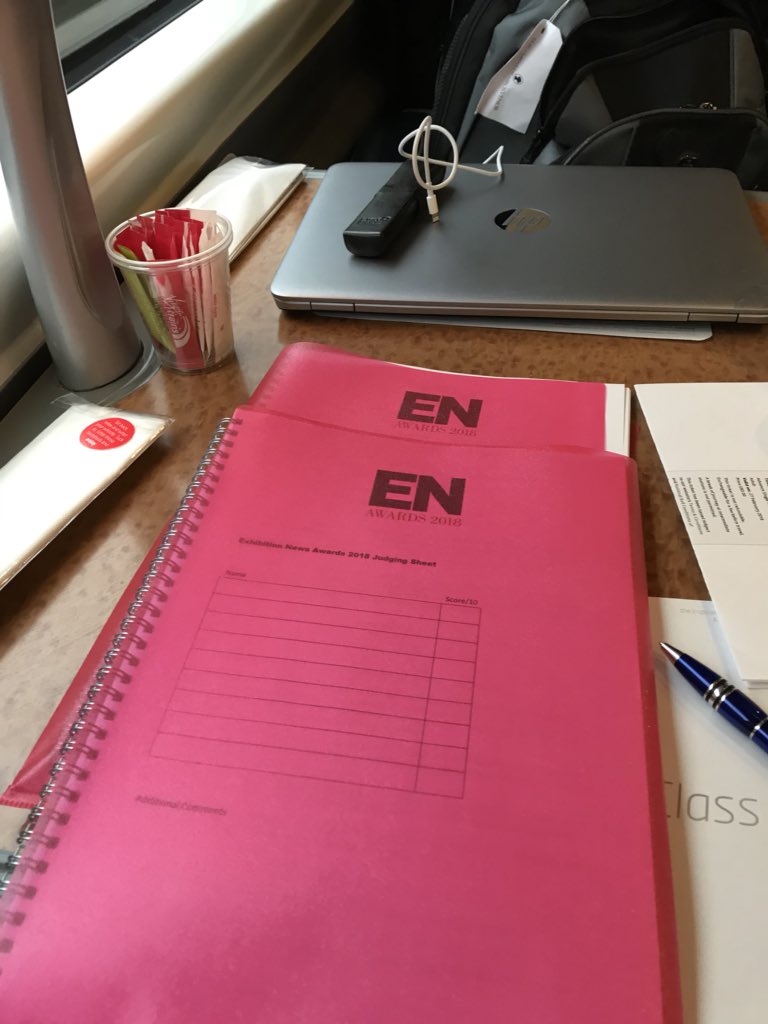 The next 4 hours on my way to @IntlConfex will be devoted entirely to judging @ExhibitionNews #enawards #eventprofs