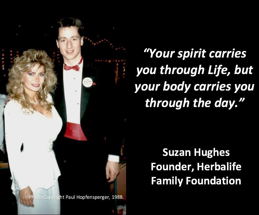 BodyMindStudio's tweet photo. “Your spirit carries you through life but your body carries you through the day." - Suzan Hughes, Founder - Herbalife Family Foundation. #MotivationalQuotes #motivationalquote https://t.co/S8dK1Is897