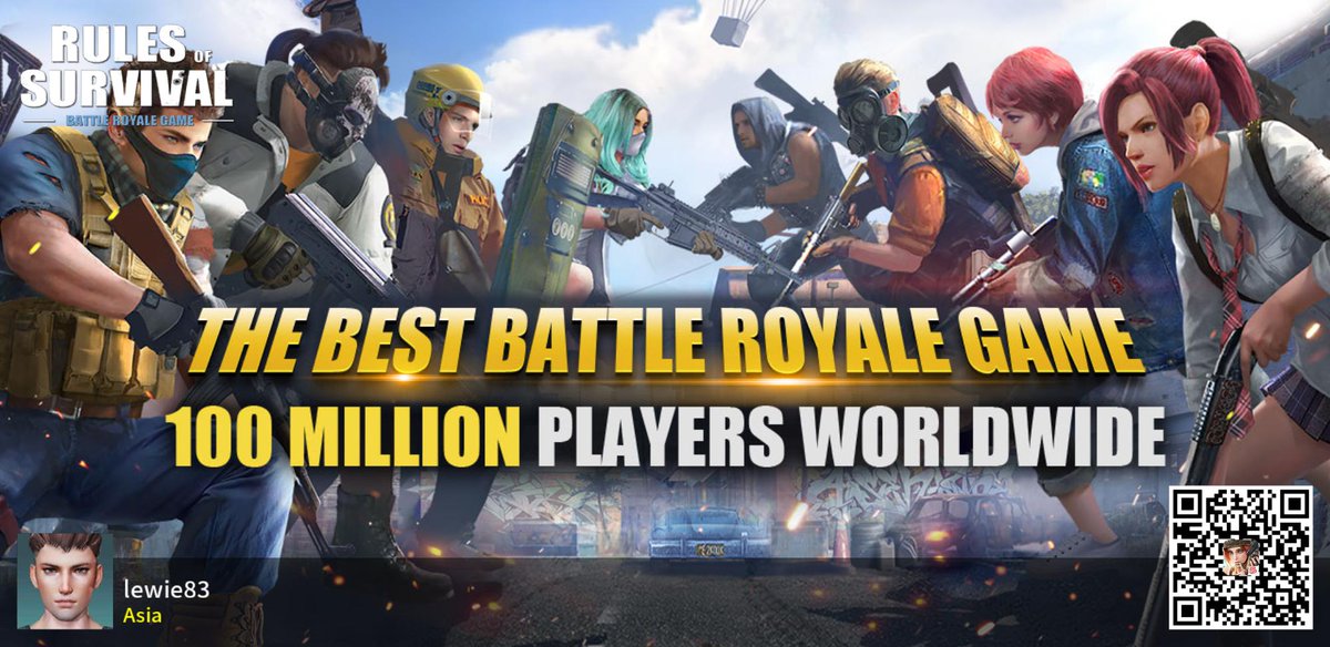 #RulesofSurvival