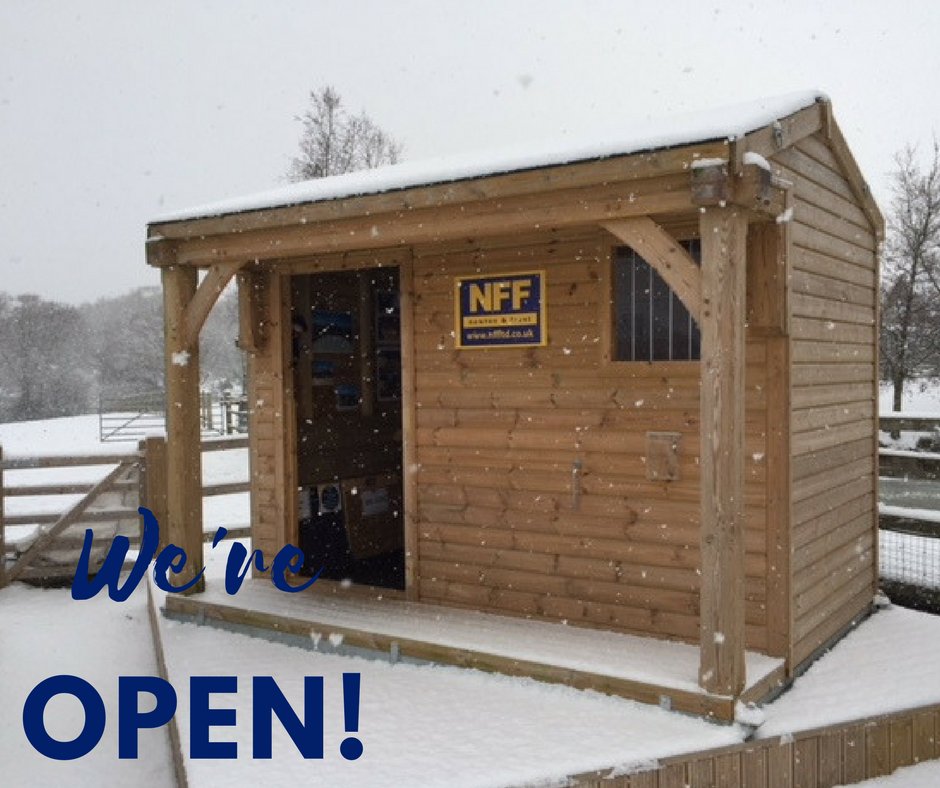 NFFTimberBuild's tweet photo. We're still open! #snowday https://t.co/kjad95lHmp