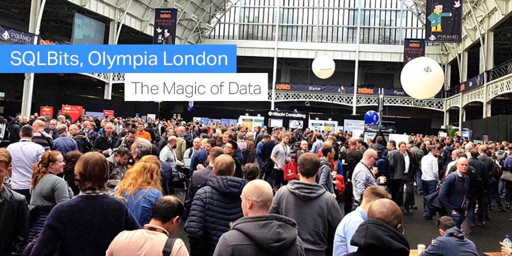 DBPLUS_BP's tweet image. Thanks to the organizers, sponsors, speakers and to everyone who was there. See you in '19. May the magic be with you! #SQLBits #SQLBits2018 🧙♂️