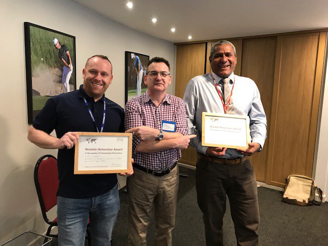 BNI_Mere's tweet image. Our Notable Networkers this month are Carl Telfer @carltelfer and Ric Webster @weblecservices