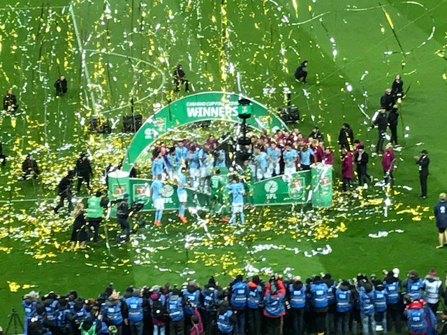 ImperiumMag's tweet photo. Imperium writer Andrew Watson was at Wembley for Man City's Carabao Cup Final victory over Arsenal on Sunday. Read his full match report: https://t.co/fSDt6thfPt #CarabaoCup #ManCity https://t.co/QuIGA15AlP