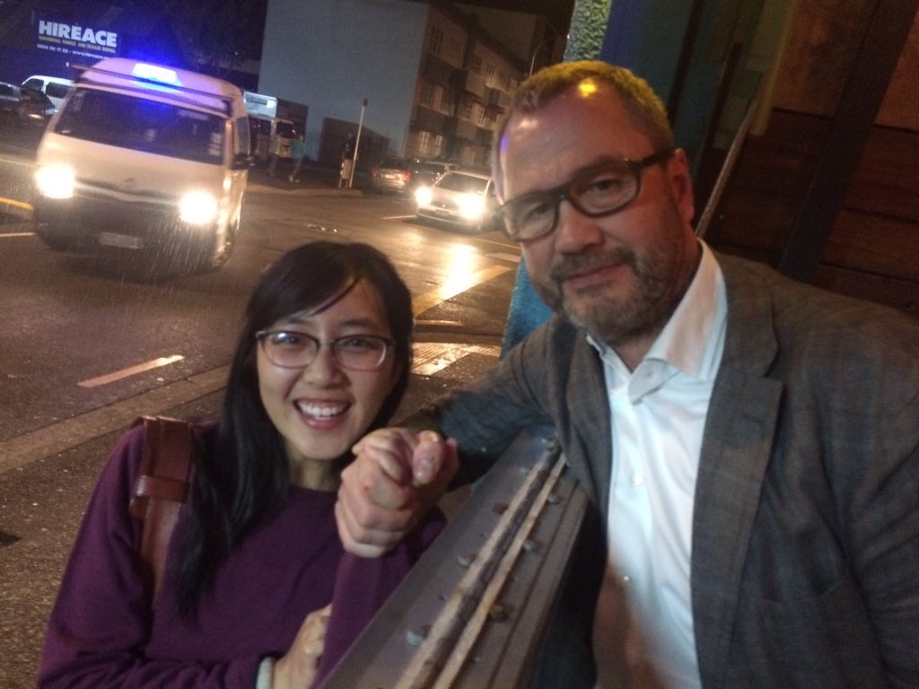 adeline_ang's tweet photo. Update 1: I asked Sean Perkins and the hidden monogram was intentional! 
Update 2: I MET SEAN PERKINS?!?! (Thank you @checkwowski for the photo!) 

#offgrid18 https://t.co/AbMsFMyPhU