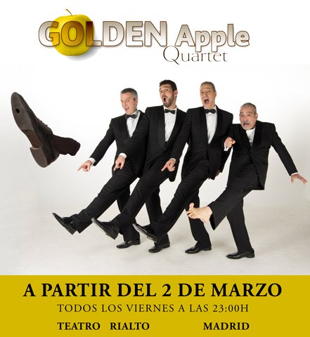 GoldenAppleQ1's tweet image. Solo quedan tres días para el gran estreno!!!! este viernes estaremos en el Teatro Rialto de Madrid con el nuevo espectáculo "Sin Ton Ni Son".