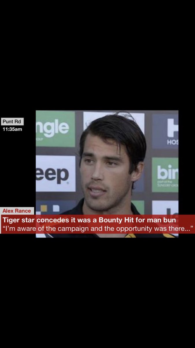 JibPodcast's tweet photo. It was a clumsy attempt in Saturday’s game but Rancey’s effort to try and lop off Stringer’s man bun was full of merit. Great to see guys standing up for the cause. #banthebun https://t.co/h8Jd1sMsTY