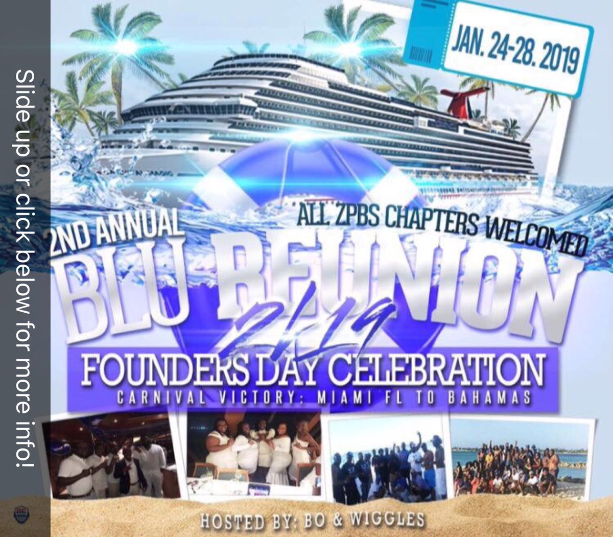 LaCheston's tweet image. Blu &amp;amp; White Cruise 2019. Better jump on board #BlueNWhite #ZPBS #PhiBetaSigma #ZetaPhiBeta #Retweet