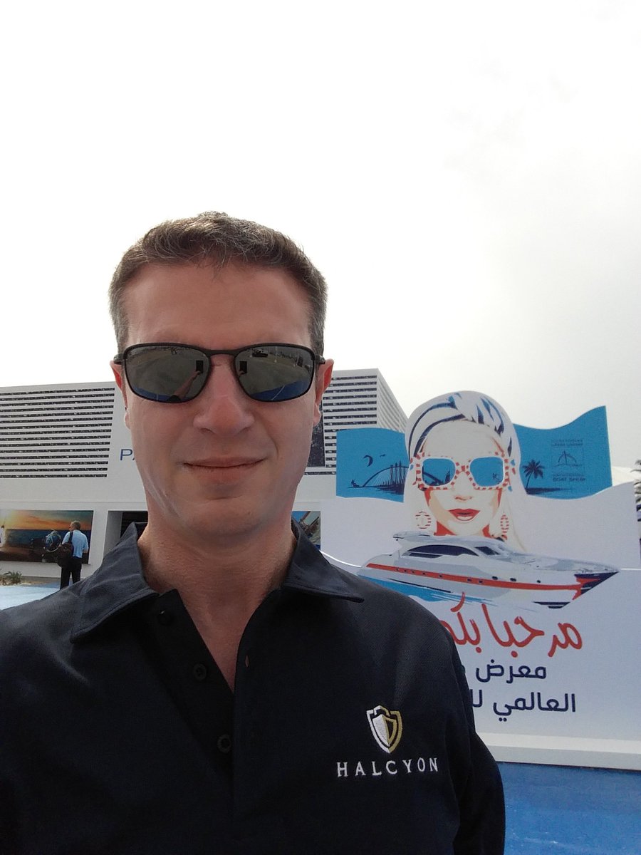 HalcyonSYadmin's tweet photo. @MurrayBishop representing @HalcyonSYadminat at the fabulous @DubaiBoat Grab him and say hello !
#Yourlifestyleprotected #Superyachtsecurity #Cybersecurity #infosec 
@ProtectionGIntl https://t.co/pHkowBFcci