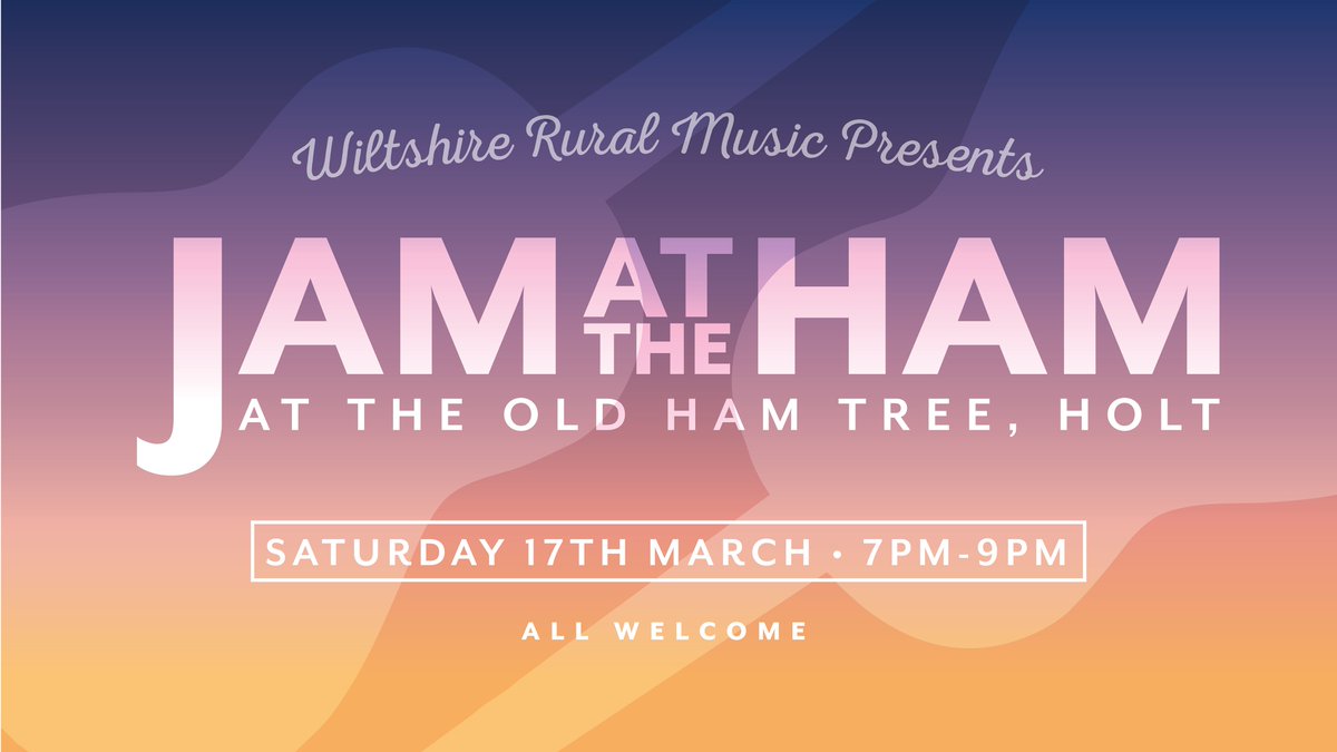 WiltsRuralMusic's tweet photo. Fancy a Jam! Come along to the @theoldhamtree1 on Saturday 17th March 7pm - 9pm! Run by Folk group 'Raggle Taggle'! All styles welcome! #livemusic #lovemusic #folk #jam #Holt #Wiltshire #music #MoYD https://t.co/14ns3ZRXmW