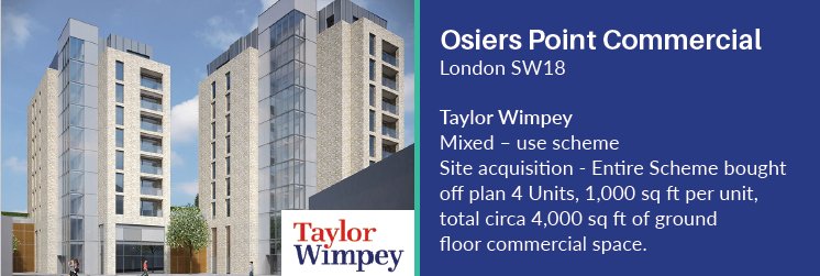 PBloomGroup's tweet photo. *** Osiers Point Commercial ***

4 brand new #commercial units ready mid 2019 

https://t.co/OjJ52XutIJ 

#Wandsworth #Putney #LondonDevelopments #PBloom #CommercialProperty https://t.co/DsUo10UBqV