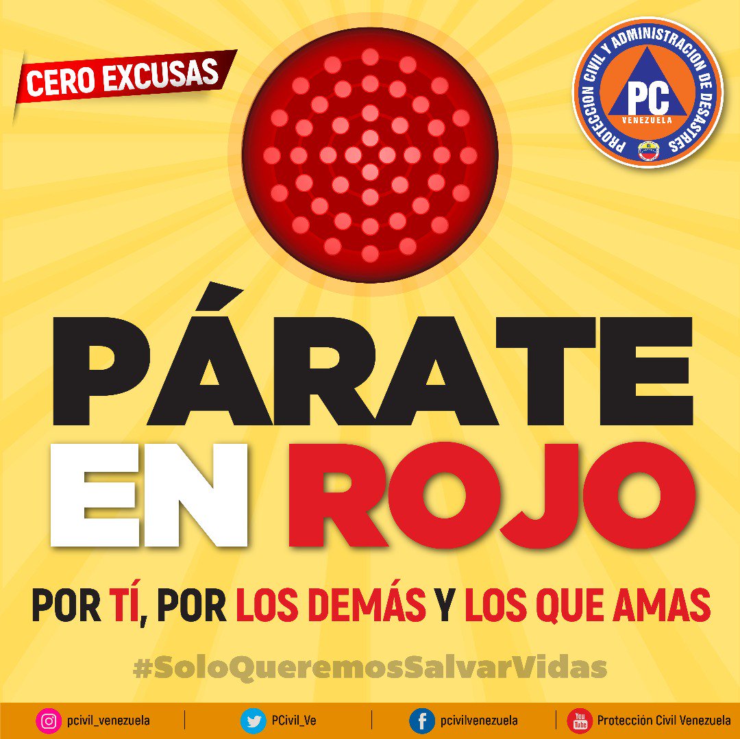 PCivil_Ve's tweet photo. #Dato || Sé responsable y respeta las leyes de tránsito. Si el semáforo esta en rojo detén el vehículo ¡Cuida tu vida y la de los demás! #SoloQueremosSalvarVidas #ProteccionCivil https://t.co/X65dzAl8iU
