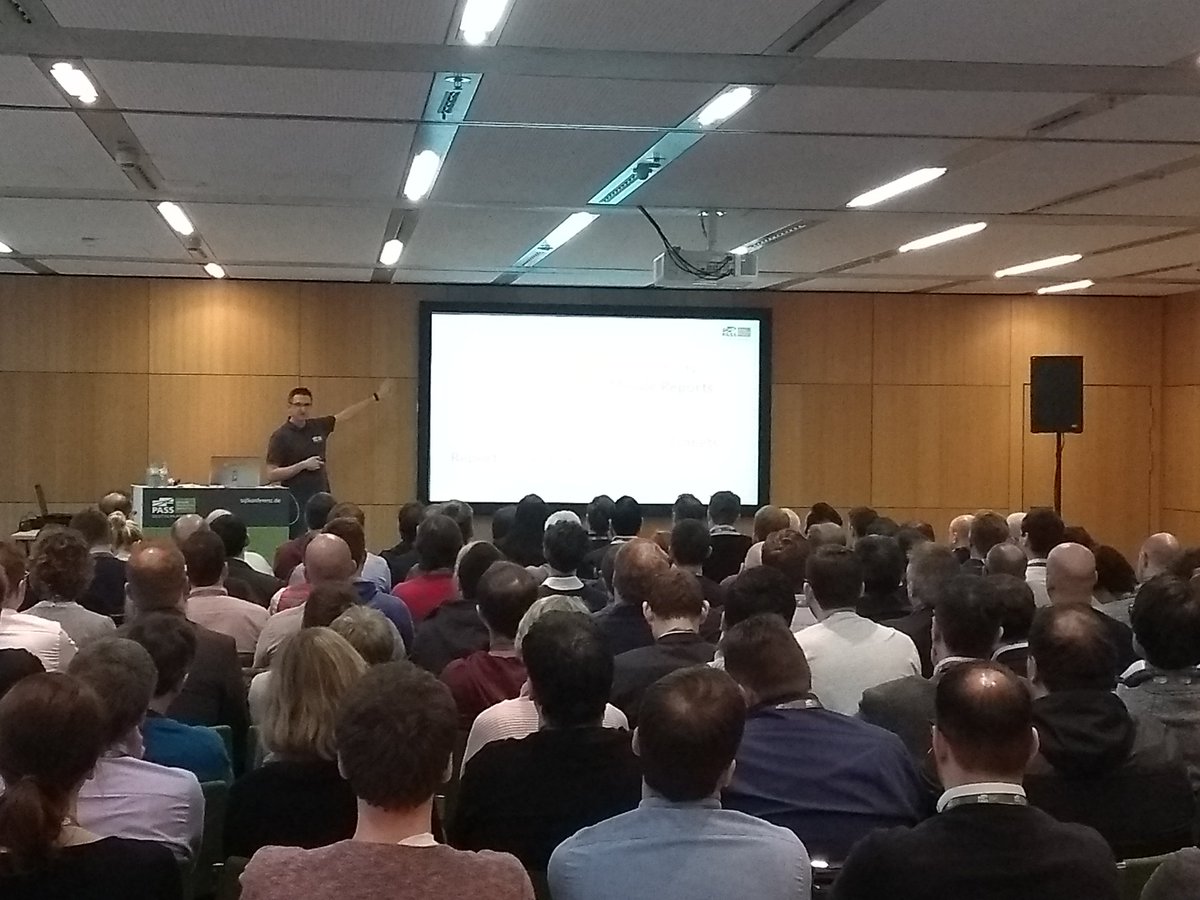 georggamsjaeger's tweet image. #pbirs mit @wstrasser #sqlKonferenz #SQLServer2018