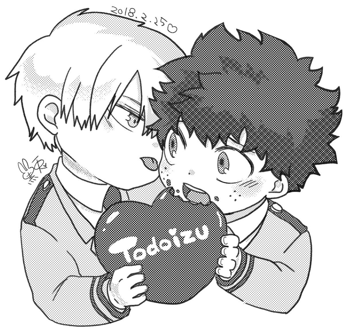 轟出 出番10お疲れさまでした 画像は差し入れにくっつけてた轟出イラスト くち 黒兎 不在 コナ垢にいます の漫画