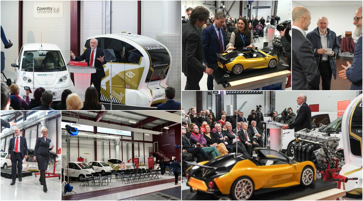 CovUniEES's tweet photo. Yesterday @UKLabour leader @jeremycorbyn visited the National Transport Design Centre at @covcampus and delivered an important speech on #Brexit. #ThisIsCoventry #NTDC https://t.co/UUBRTH8rSq