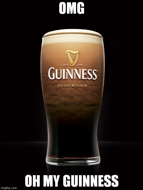 Paddys day is just around the corner! Who's excited!? #guinness #paddysday #ohmyguinness
