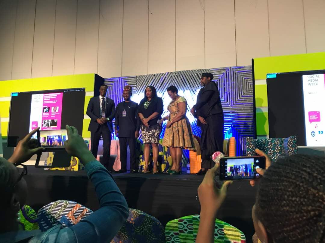 laydux's tweet photo. Panelist..L-R, chamberlain Usoh , JJ Omojuwa, Claudine Moore, Nkechi Ali Balogun, Charles Tudor, discused about ' Challenging Africa's so called "Shithole" Narative' yesterday at the social media week. #SMWlagos, #BluNet #BluClick #BluSchool, #CbcNetcomms @CBCemea https://t.co/5Egy9Ul3R8