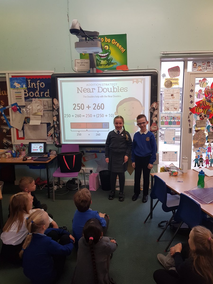 StJohnsPSAyr's tweet image. Primary 4 have been using their number talks! #neardoubles #numbertalks #smart