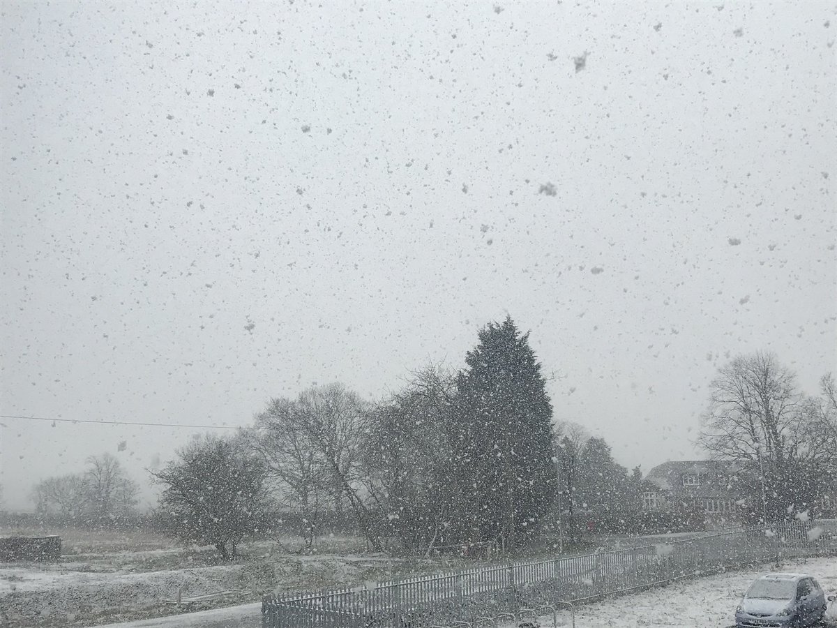 The #beastfromtheast has landed!! Stay warm people!