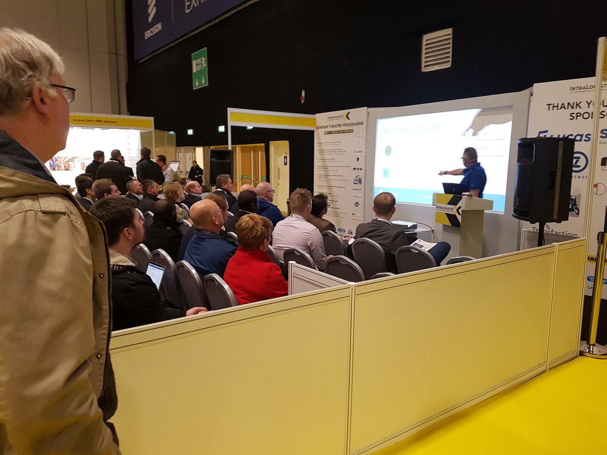 Lucas_EMEA's tweet photo. Great to see Andrew Southgate filling out another @IntraLogisteX Seminar! Everyone wants to reduce their DC travel time and increase productivity. Come and see us on Stand 172 #ILX18 #WorkSmarter https://t.co/R9ZSTTOGpw