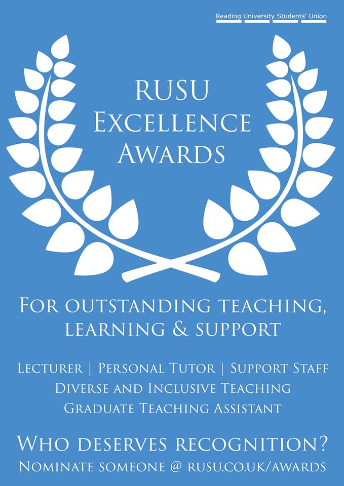 RUSUacademicrep's tweet image. Student + staff partnership at the @UniofReading is celebrated at the annual RUSU Teaching and Learning Showcase in Spring. 

Make sure you nominate an amazing staff member or student Rep to become #CourseRep or #SchoolRep of the year! 

Nominate HERE: rusu.co.uk/representation…