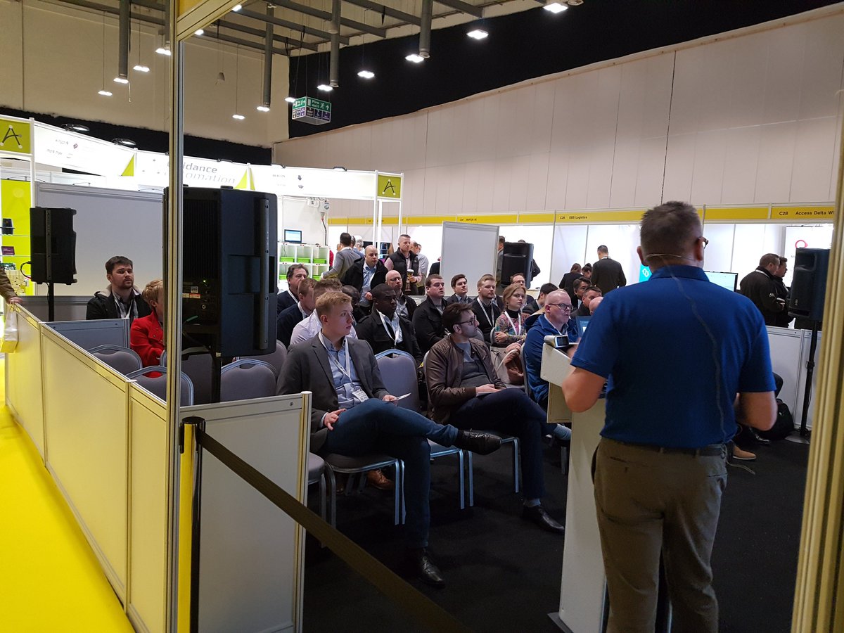 Lucas_EMEA's tweet photo. Great to see Andrew Southgate filling out another @IntraLogisteX Seminar! Everyone wants to reduce their DC travel time and increase productivity. Come and see us on Stand 172 #ILX18 #WorkSmarter https://t.co/R9ZSTTOGpw